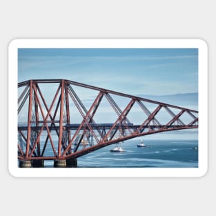 Crossing the Forth Bridge - Scotland Sticker